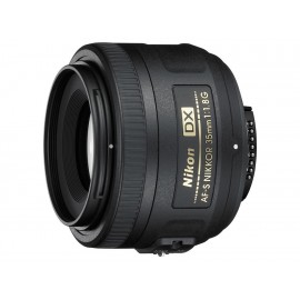 Nikon Lente Af-S Dx 35Mm F/1.8G  JAA132DA Negro - Envío Gratuito