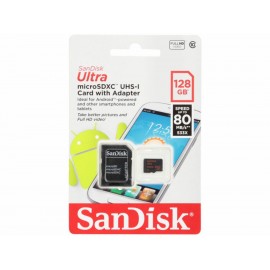 Memoria microSD Sandisk SDSQUNC-128G-GN6MA - Envío Gratuito