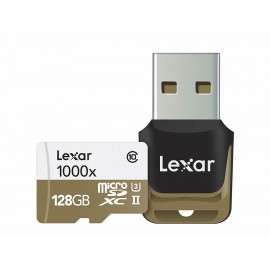 Lexar Memoria MicroSD 128 GB 1000X con USB - Envío Gratuito
