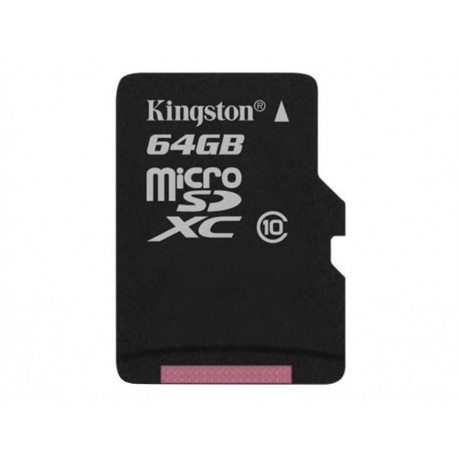 Kingston Tarjeta de Memoria MicroSDXC 64Gb C10 60Mb/s (Lectura) - Envío Gratuito