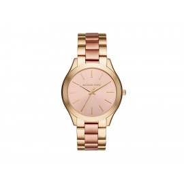 Michael Kors Slim Runway MK3493 Reloj para Dama Color Dorado - Envío Gratuito