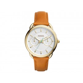 Fossil Tailor ES4006 Reloj para Dama Color Café Claro - Envío Gratuito