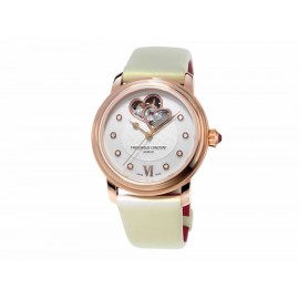 Frederique Constant Ladies Automatic FC-310WHF2P4 Reloj para Dama Color Beige - Envío Gratuito