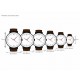 Mido All Dial M733091112 Reloj para Dama Color Acero/Dorado - Envío Gratuito