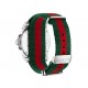 Gucci Dive YA136206 Reloj Fino Unisex Color Verde/Rojo - Envío Gratuito