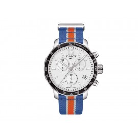 Tissot Quickster T0954171703706 Reloj para Caballero Color Azul/Rojo - Envío Gratuito