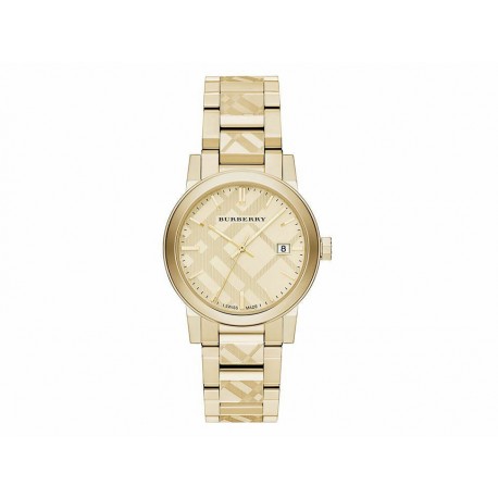 Reloj para dama Burberry The City BU9038 dorado - Envío Gratuito