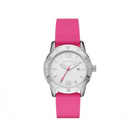 Skechers Women's Textured Dial Silicone SR6050 Reloj para Dama Color Fiusha - Envío Gratuito