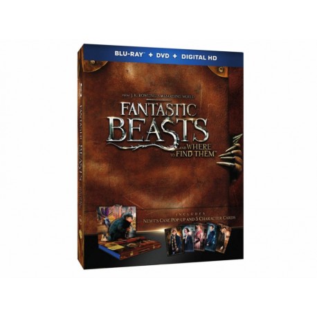 Animales Fantásticos y Dónde Encontrarlos Packaging Pop Up + Blu-Ray + DVD - Envío Gratuito