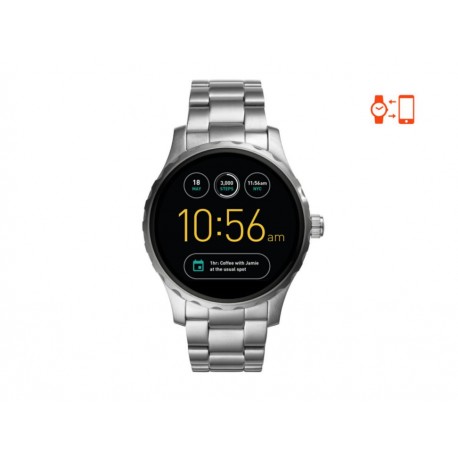 Smartwatch para caballero Fossil Q Marshal FTW2109 plateado - Envío Gratuito