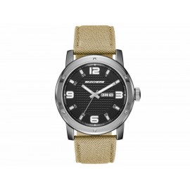 Reloj para caballero Skechers Neutral Canvas Strap SR5088 sand stone - Envío Gratuito