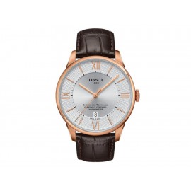 Tissot Chemin des Tourelles T0994083603800 Reloj para Caballero Color Café - Envío Gratuito