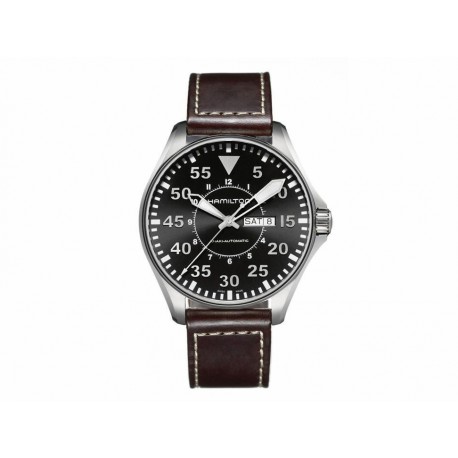 Reloj para caballero Hamilton Khaki Aviation H64715535 café - Envío Gratuito