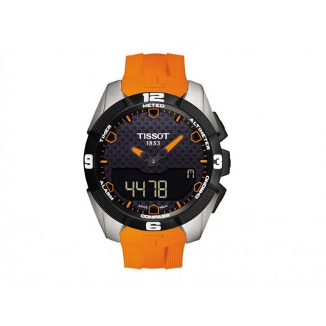 Tissot T-Touch Solar T0914204705101 Reloj para Caballero Color Naranja - Envío Gratuito