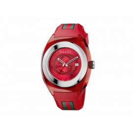 Gucci SYNC YA137103 Reloj Unisex Color Rojo - Envío Gratuito