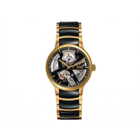 Rado Centrix Automatic R30180162 Reloj para Caballero Color Negro/Dorado - Envío Gratuito