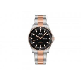 Mido Ocean Star Capitan II M0264302205100 Reloj para Caballero Color Acero/Oro Rosa - Envío Gratuito