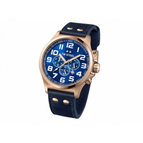 Reloj Fino Tw Steel Pilot Collec Azul - Envío Gratuito