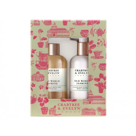 Dúo de baño Crabtree & Evelyn Old Word Jasmine - Envío Gratuito