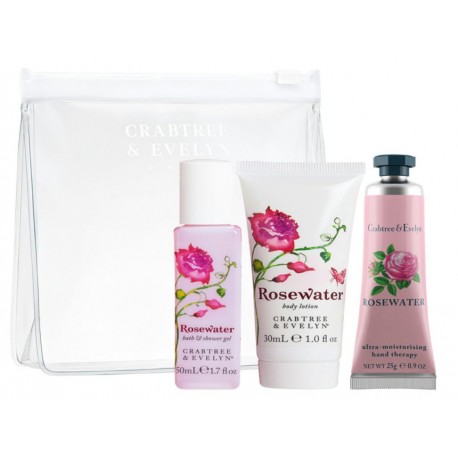 Set de baño Crabtree & Evelyn Rosewater Mini Traveler - Envío Gratuito