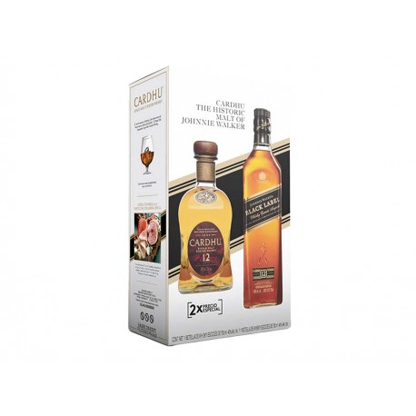 Whisky Cardhu 700 ml y Johnnie Walker Black 750 ml - Envío Gratuito