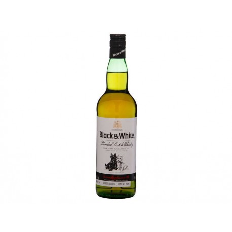 Caja de Whisky Black & White 750 ml - Envío Gratuito