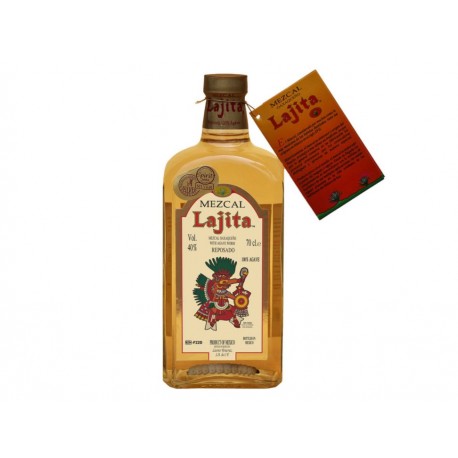 Mezcal Lajita Reposado con Gusano 700 ml - Envío Gratuito