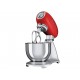 Smeg SMF01RDUS Batidora Robot de Cocina Roja - Envío Gratuito