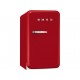 Frigobar Smeg 1.5 pies cúbicos rojo FAB5URR - Envío Gratuito