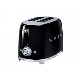 Smeg TSF01BLUS Tostador 2 Rebanadas Negro - Envío Gratuito