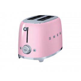 Smeg TSF01PKUS Tostador 2 Rebanadas Rosa - Envío Gratuito